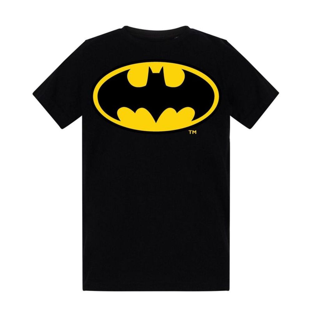 Batman Childrens/Kids Logo Cotton T-Shirt / Black